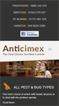 Mobile Screenshot of anticimex.co.uk
